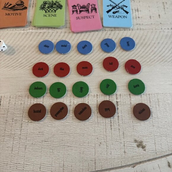 Vintage, rare 1985 Selchow & Righter Whodunit Mystery Detective Game - Picture 5 of 12